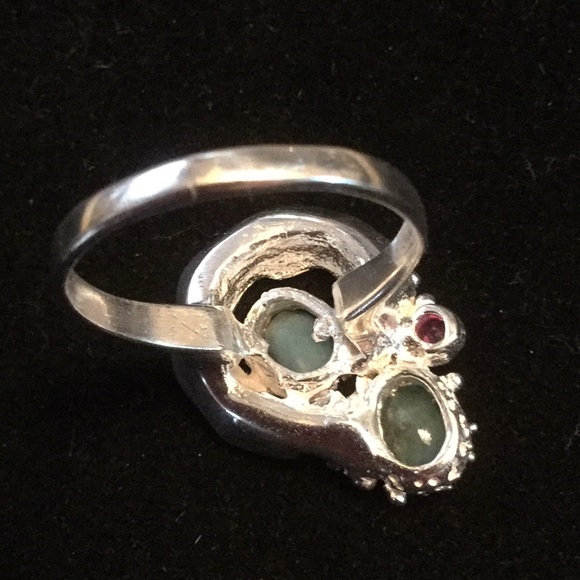 Genuine Art Moderne Emerald Ring - Picture 4 of 8